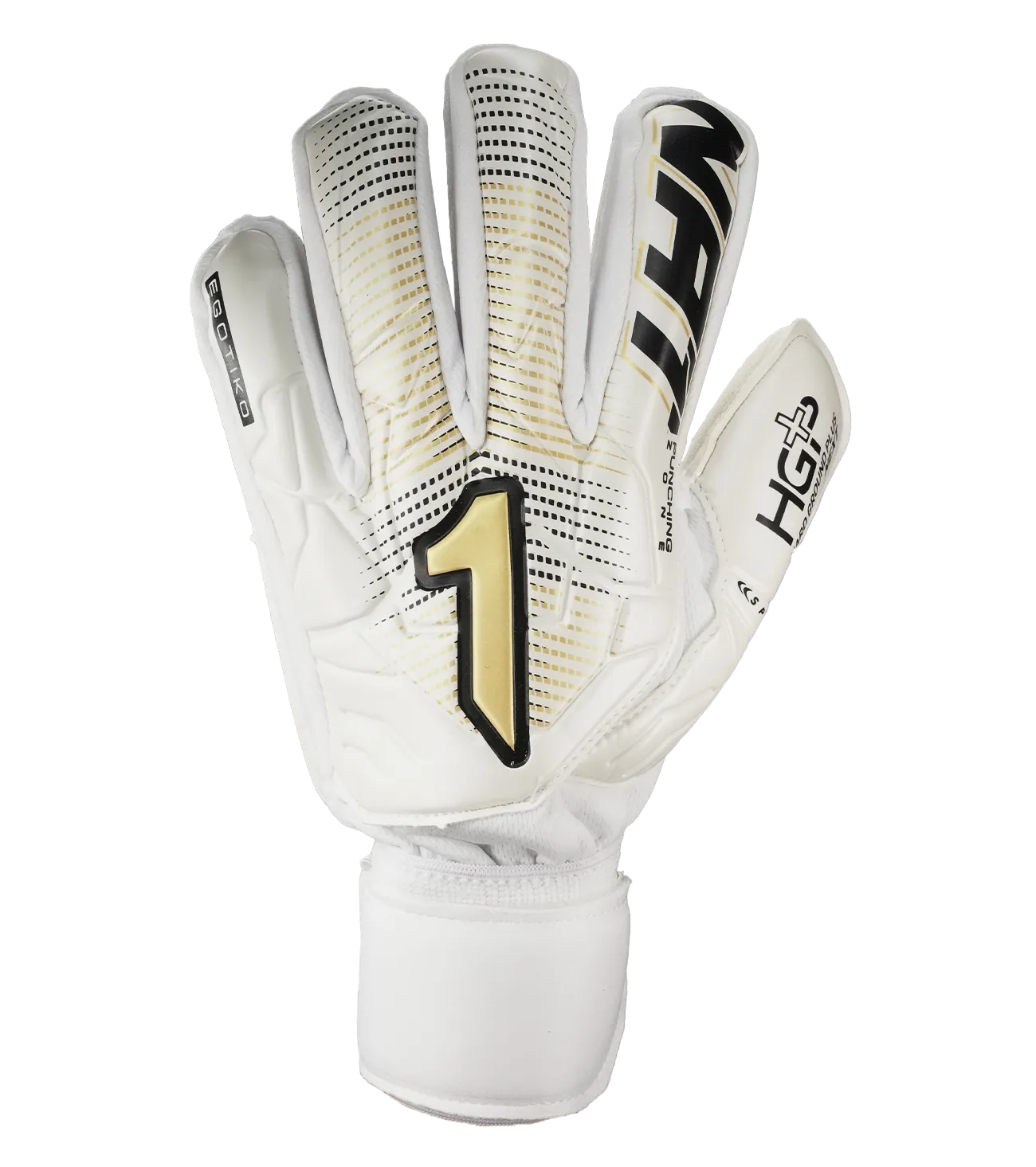 Guantes Rinat Egotiko Stellar Spine Turf Blanco Oro (Varillas)