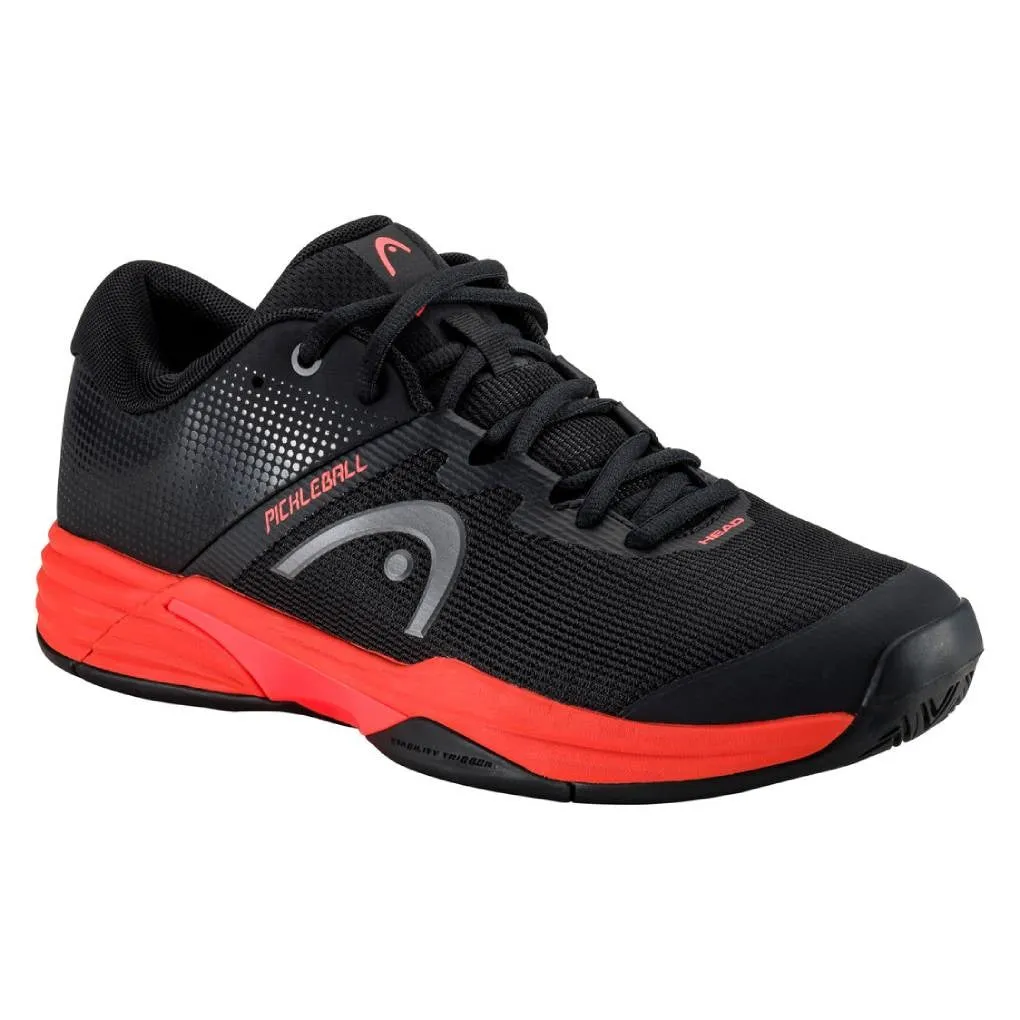 Head Revolt Evo 2.0 Women's Pickleball Shoe (Black/Fiery Coral)