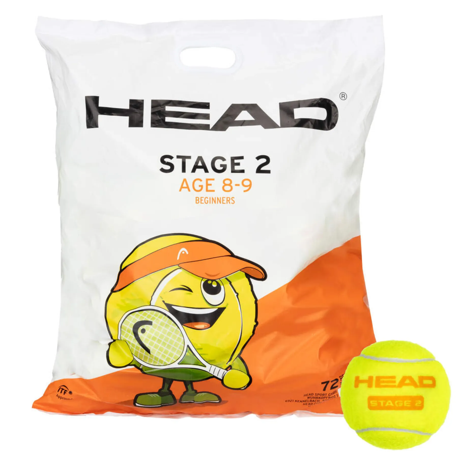 HEAD STAGE 2 - ORANGE - Polybag