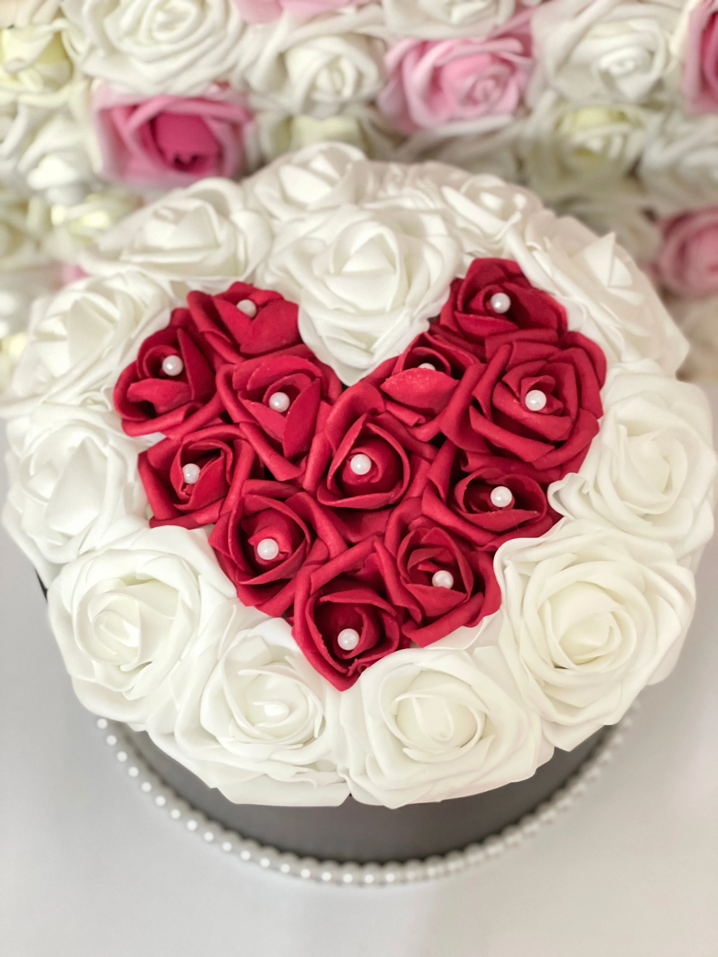 Heart Flower Box Bouquet