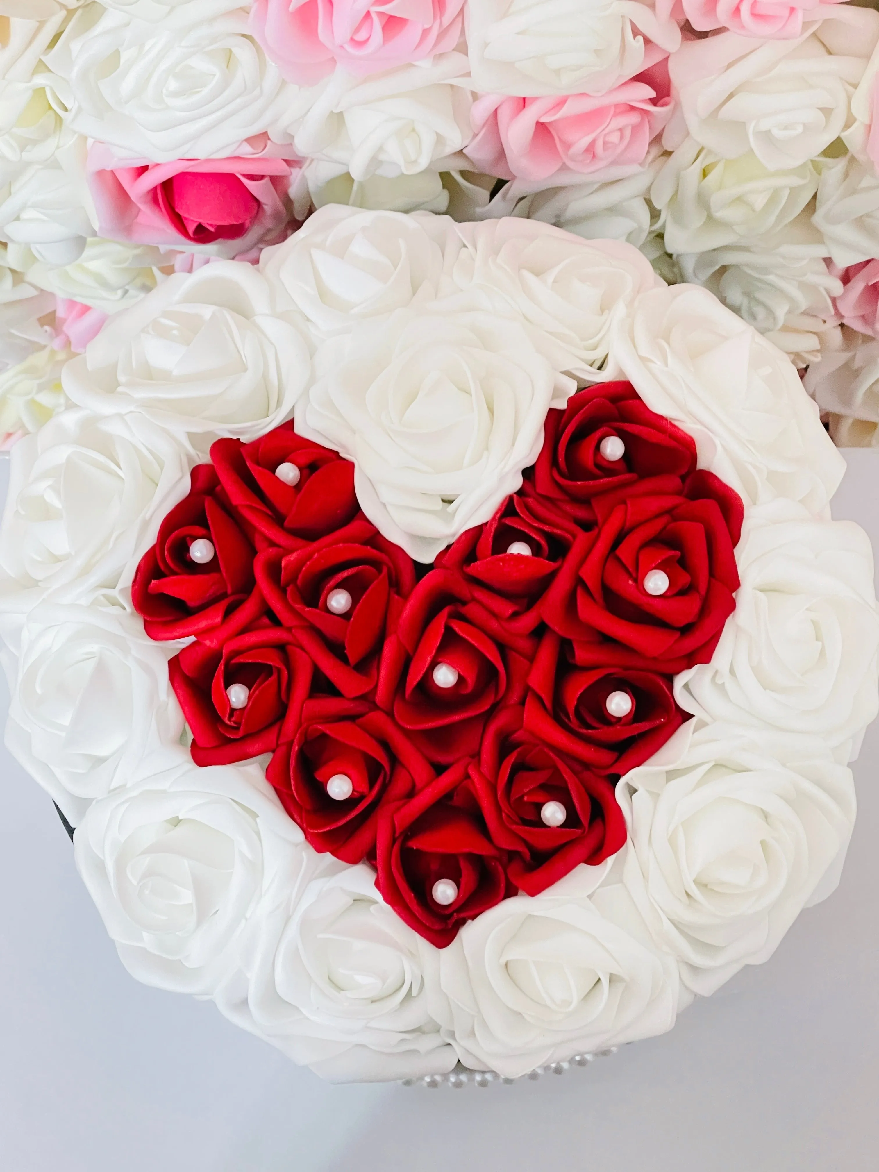 Heart Flower Box Bouquet