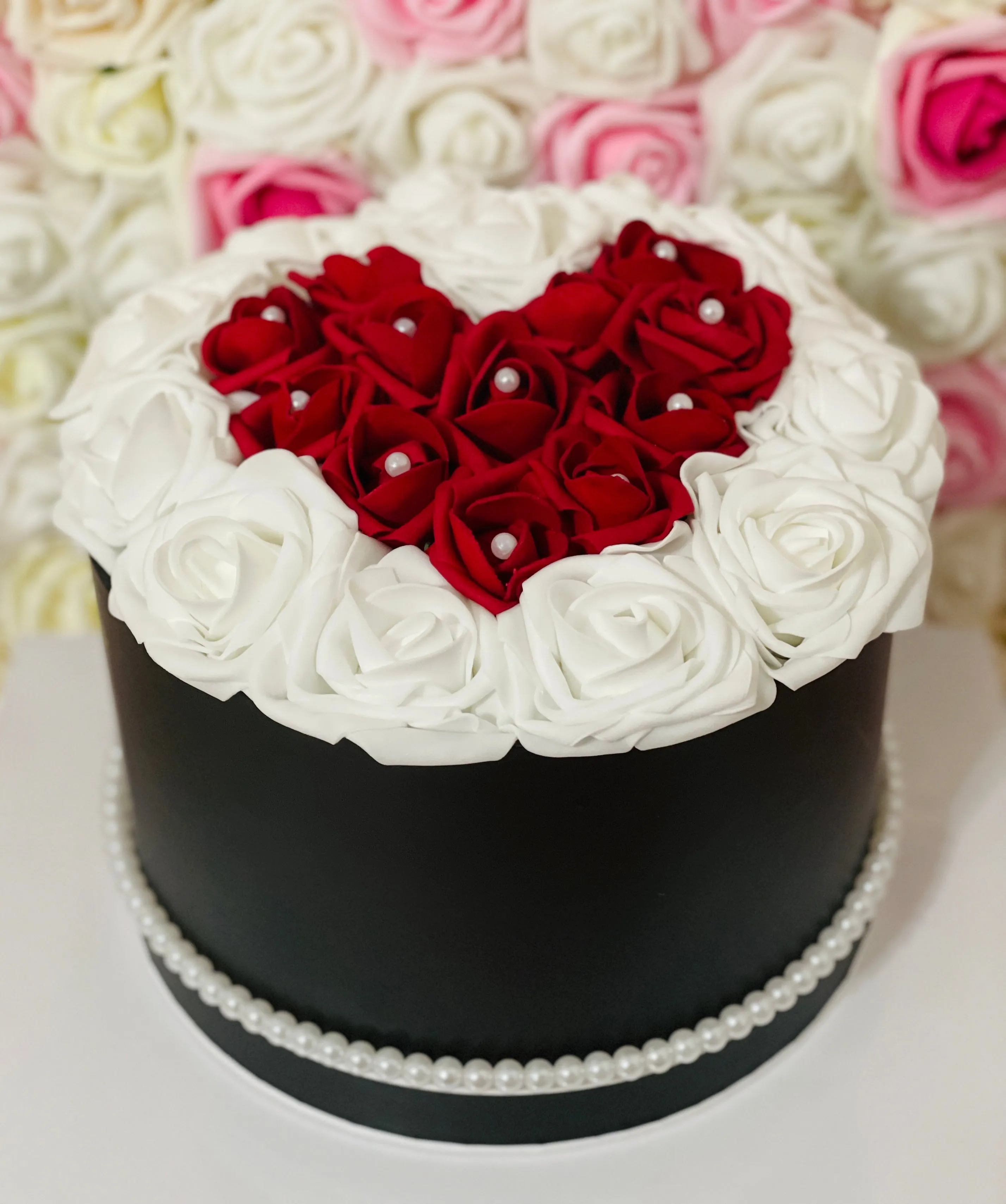Heart Flower Box Bouquet