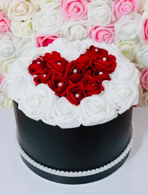 Heart Flower Box Bouquet