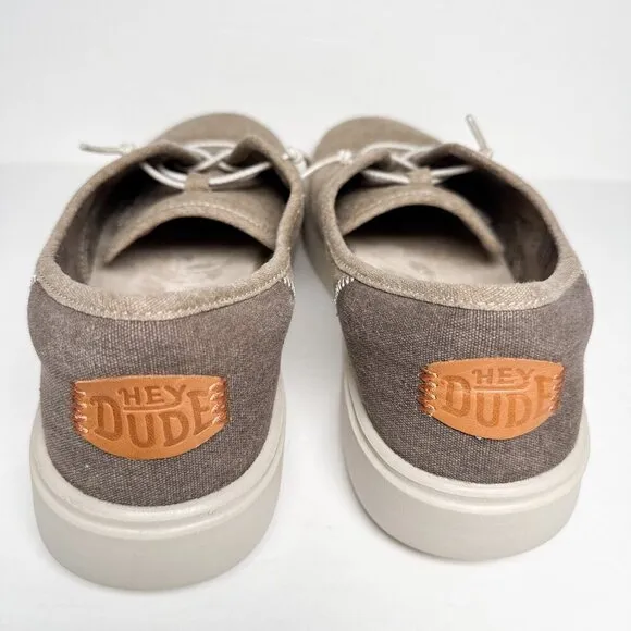 Hey Dude Conway M Craft Tan Khaki Brown Shoes Size Mens 11