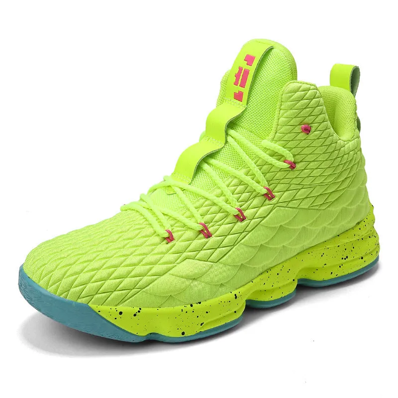 High-top Lebron Basketball Shoes Men Women Cushioning Breathable Basketball Sneakers Anti-skid Athletic Outdoor Man Sport Shoes