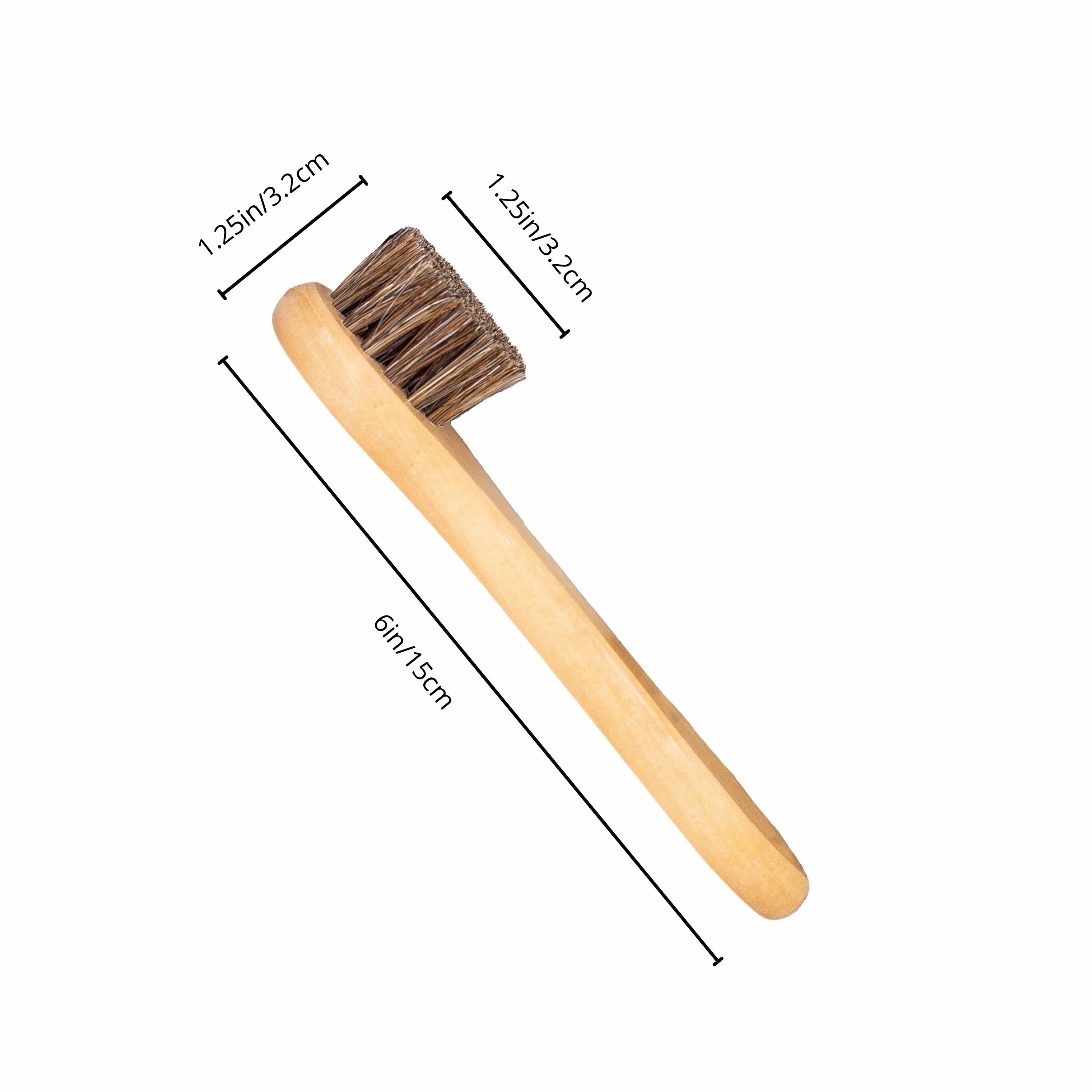 Horsehair Shoe and Boot Brush Kit (4 Pcs)