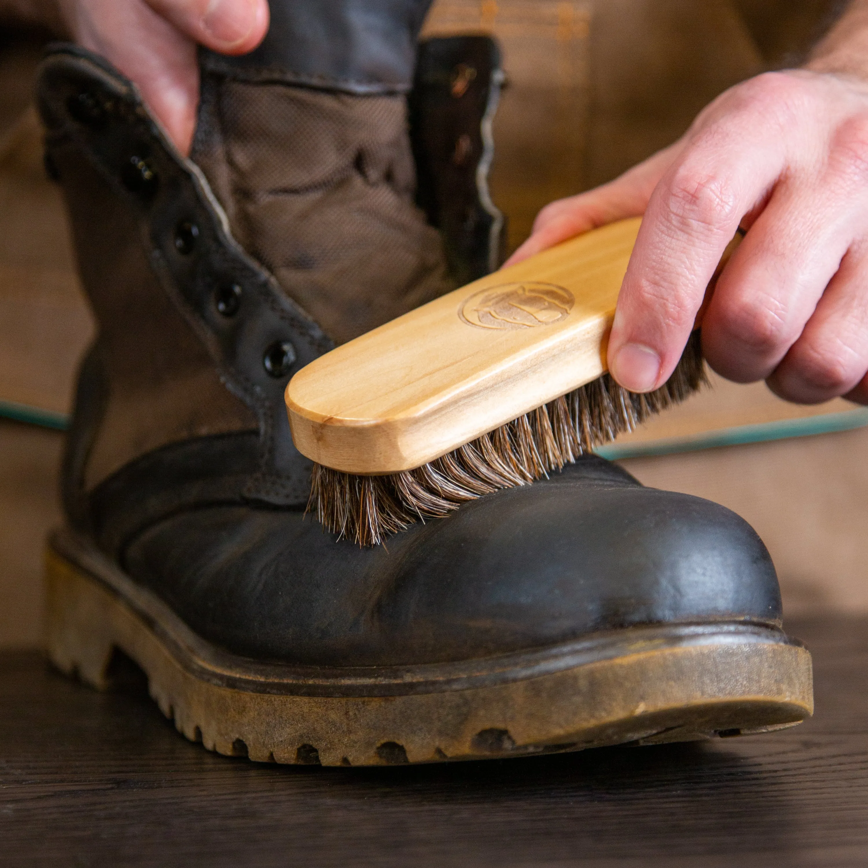 Horsehair Shoe and Boot Brush Kit (4 Pcs)