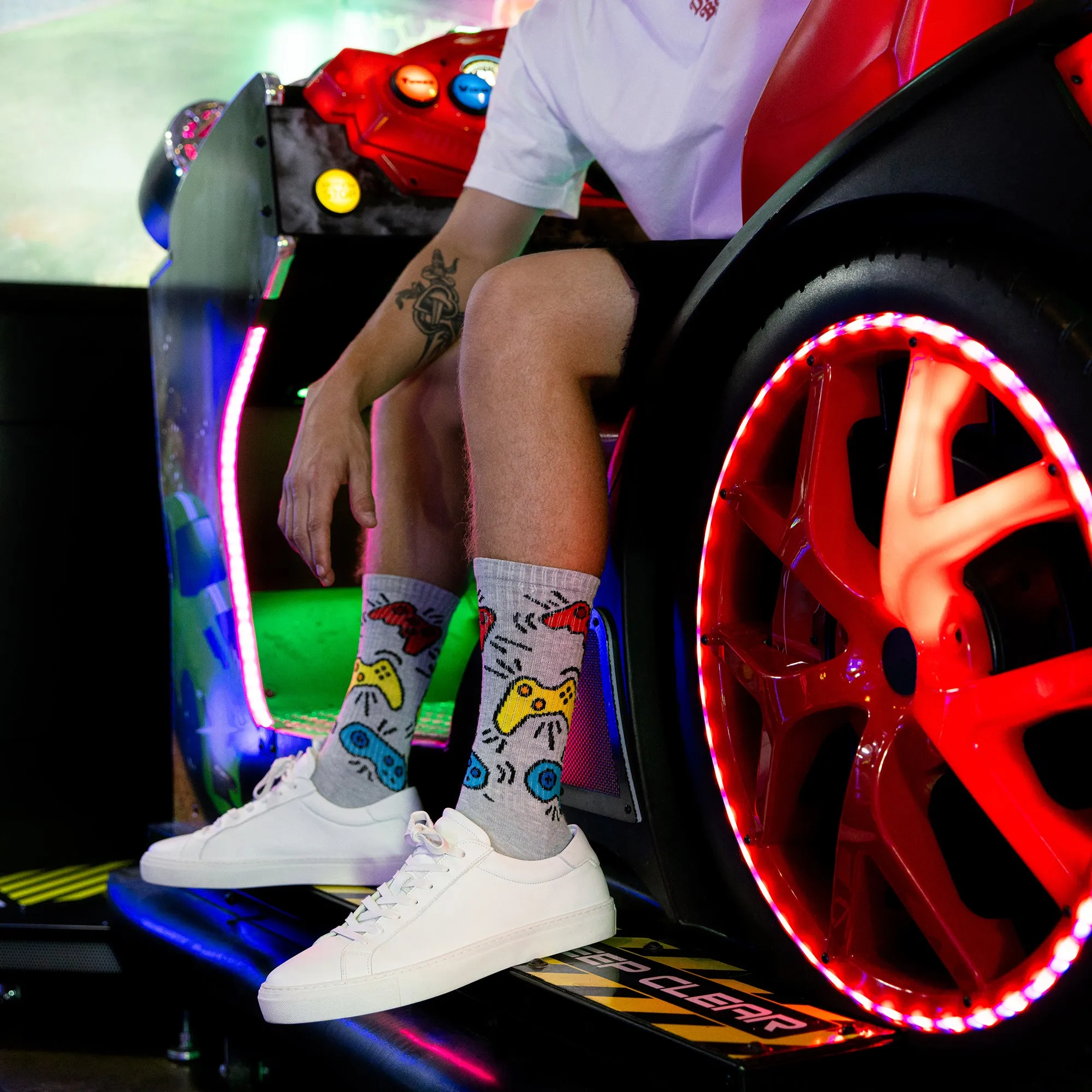 HOTSOX Men's Radiant Gamer Active Crew Sock