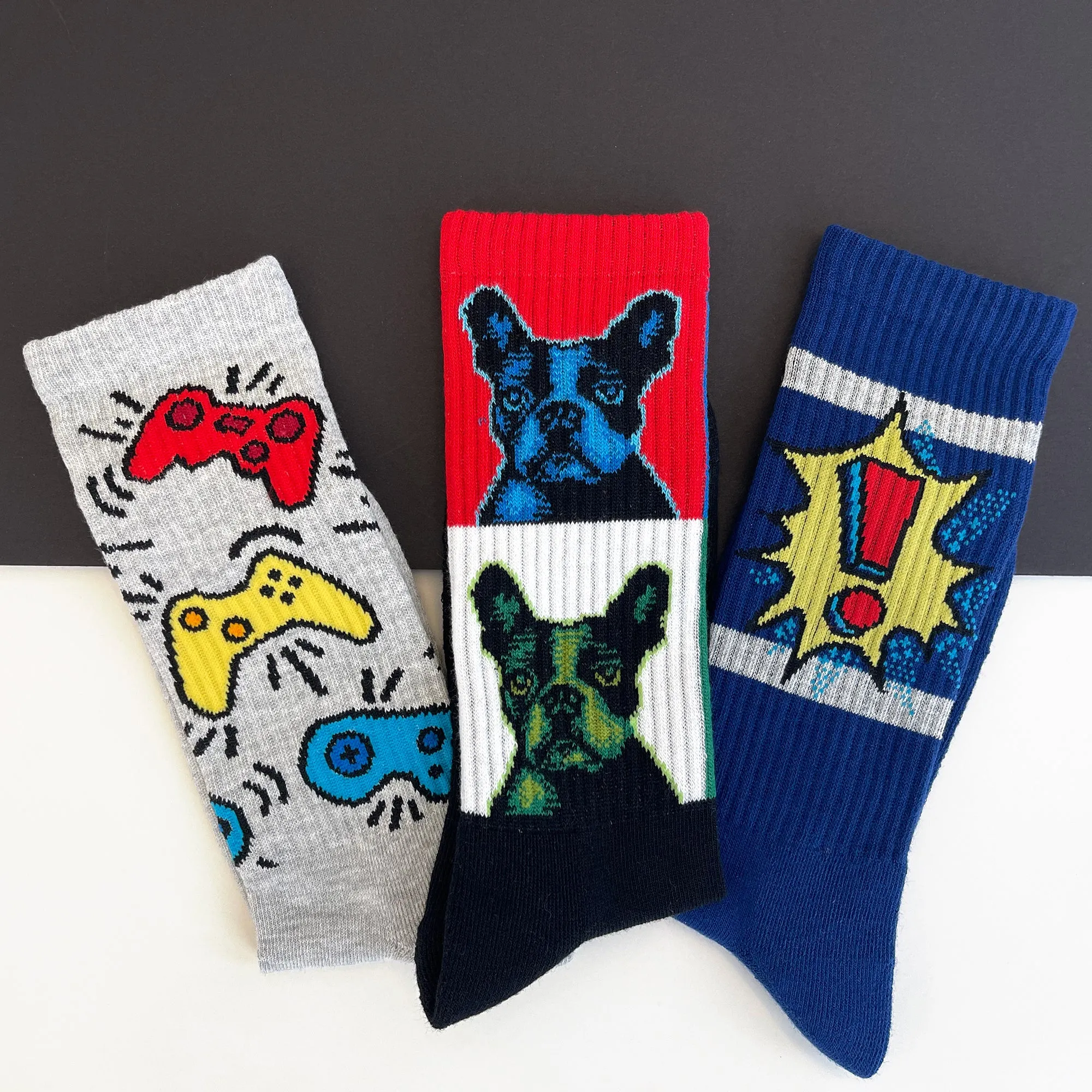 HOTSOX Men's Radiant Gamer Active Crew Sock