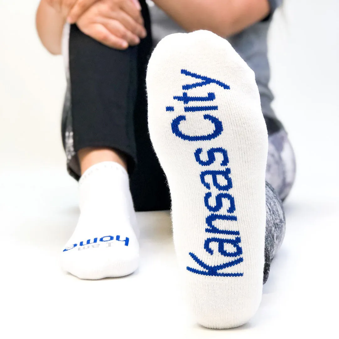 I am home® - Kansas City, white low-cut socks