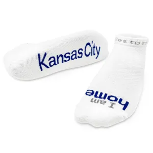 I am home® - Kansas City, white low-cut socks