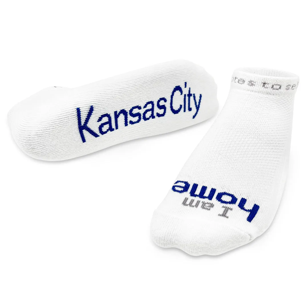I am home® - Kansas City, white low-cut socks