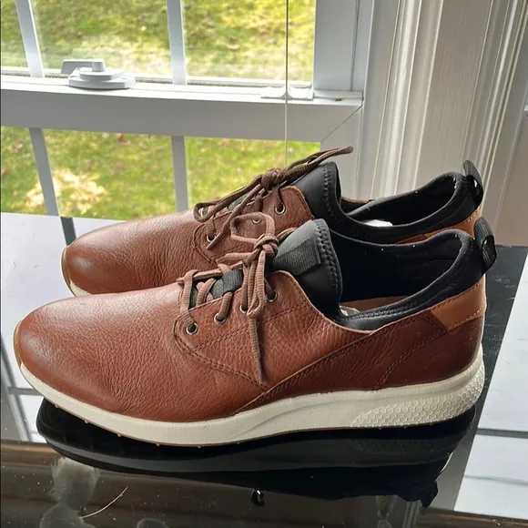 Johnston &amp; Murphy Men's Brown Leather Shoes Size 12.5