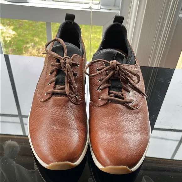 Johnston &amp; Murphy Men's Brown Leather Shoes Size 12.5