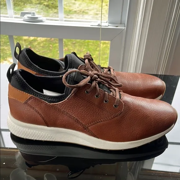 Johnston &amp; Murphy Men's Brown Leather Shoes Size 12.5