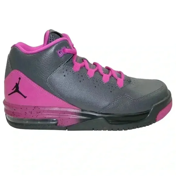 Jordan Flight Origin 2 GG Grey &amp; Fuchsia Shoes
