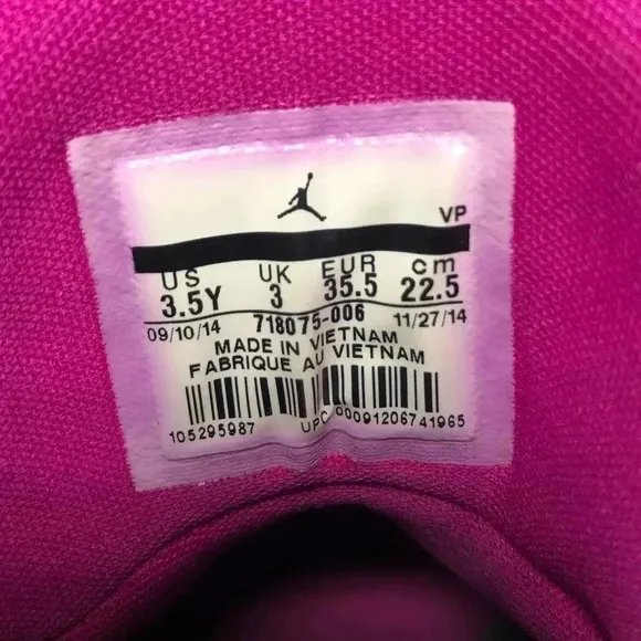Jordan Flight Origin 2 GG Grey &amp; Fuchsia Shoes