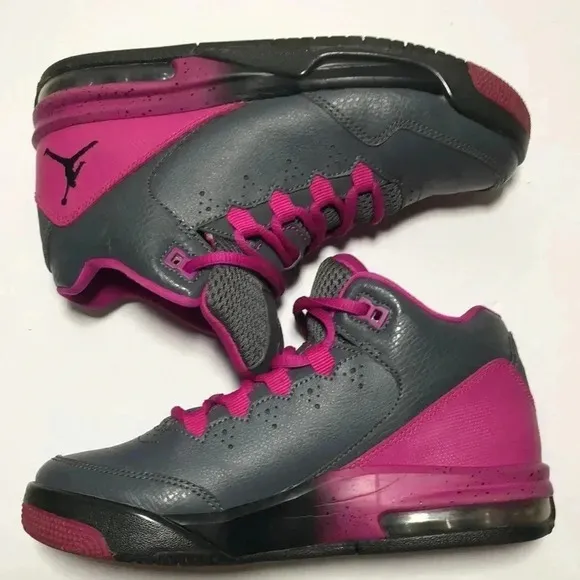 Jordan Flight Origin 2 GG Grey &amp; Fuchsia Shoes