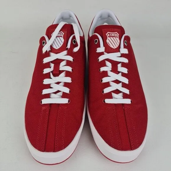 K-Swiss Classics Clean Men's Shoes Sports Sneakers Mesh Red Size 9