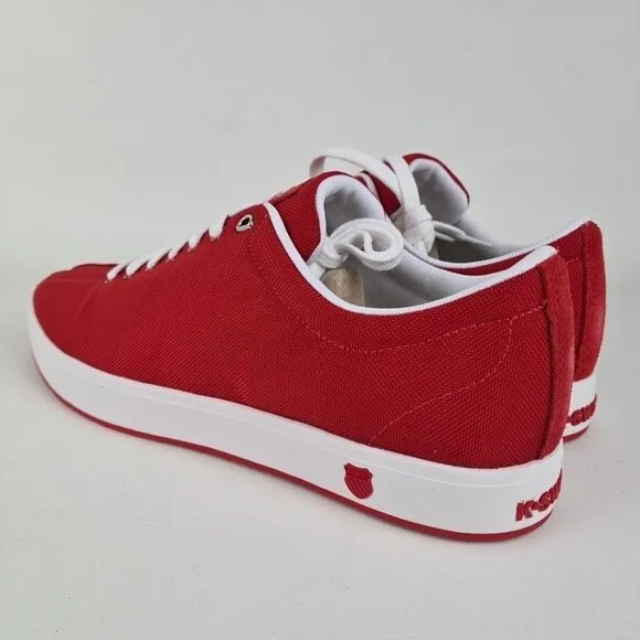 K-Swiss Classics Clean Men's Shoes Sports Sneakers Mesh Red Size 9