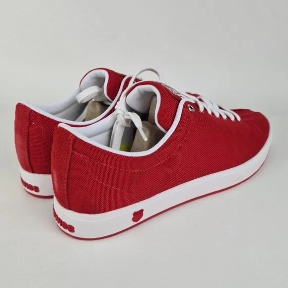 K-Swiss Classics Clean Men's Shoes Sports Sneakers Mesh Red Size 9