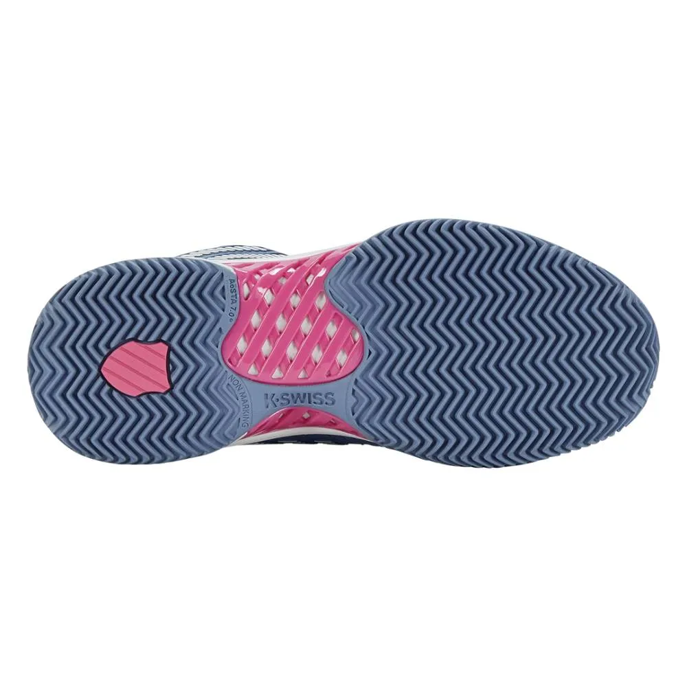 K-Swiss Hypercourt Express 2 Clay Court Women's Tennis Shoe (Blue/White)