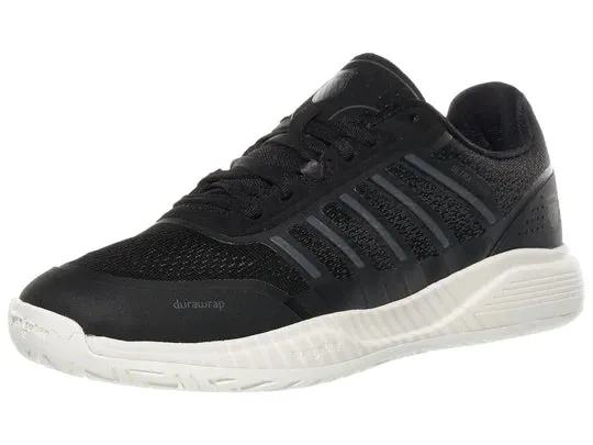 K-Swiss Women's Ultra Court Tie Court Sneaker in Black/Snow White/Asphalt