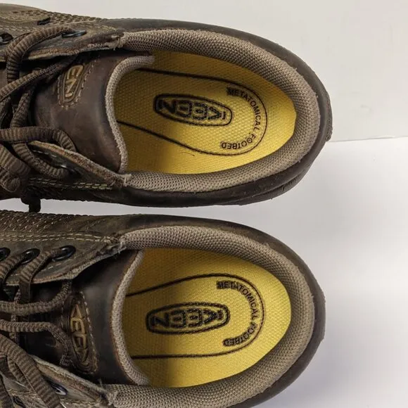 Keen Utility La Conner Safety Toe Work Shoes, Brown, Mens 8 M