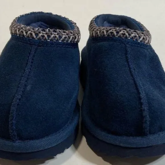 Kids Girl’s Toddler UGG Tasman II Blue Suede Slip-On Shoes Size 6