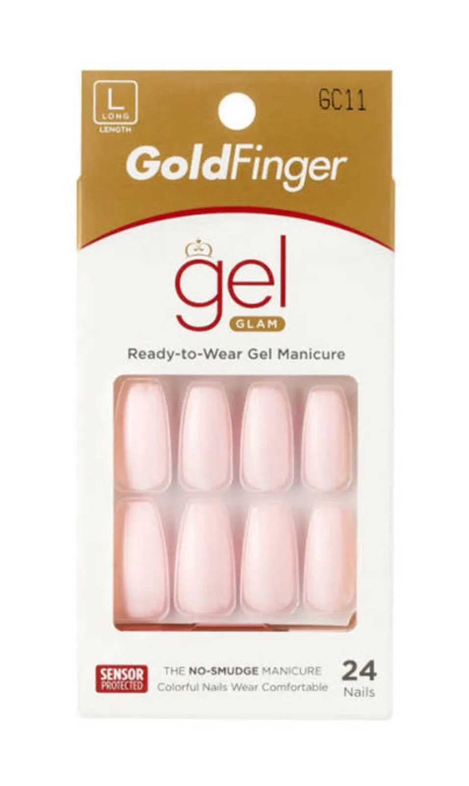 KISS Gel Gold Finger Solid Color Nails