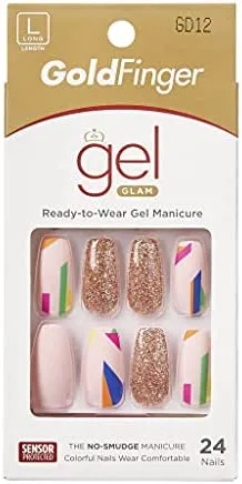 KISS GoldFinger Gel Glam Nails