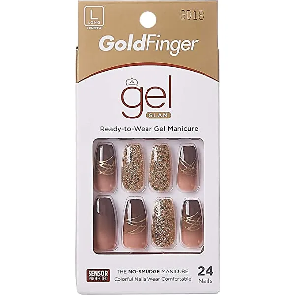 KISS GoldFinger Gel Glam Nails