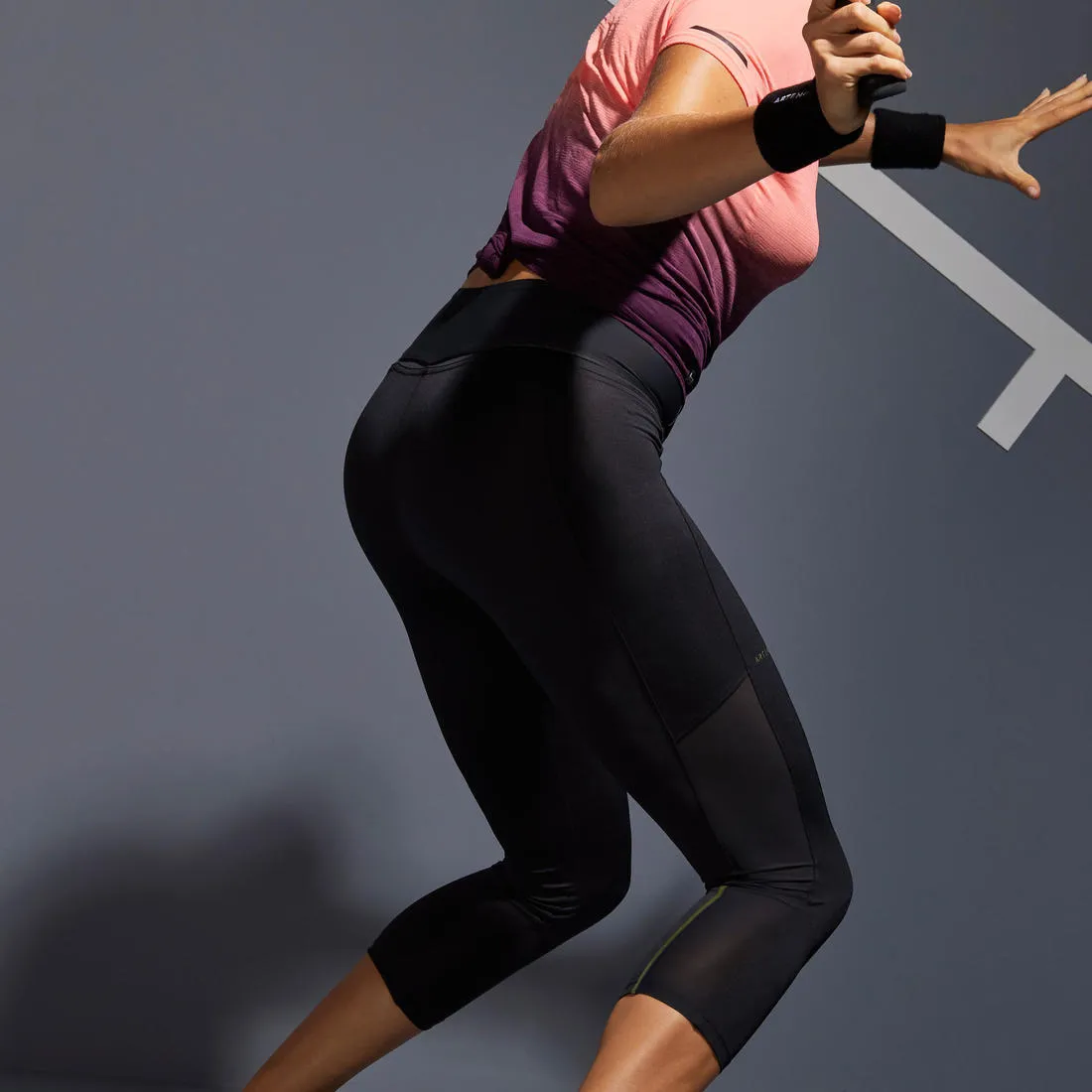 Legging tennis court dry femme - Corsaire dry HIP BALL