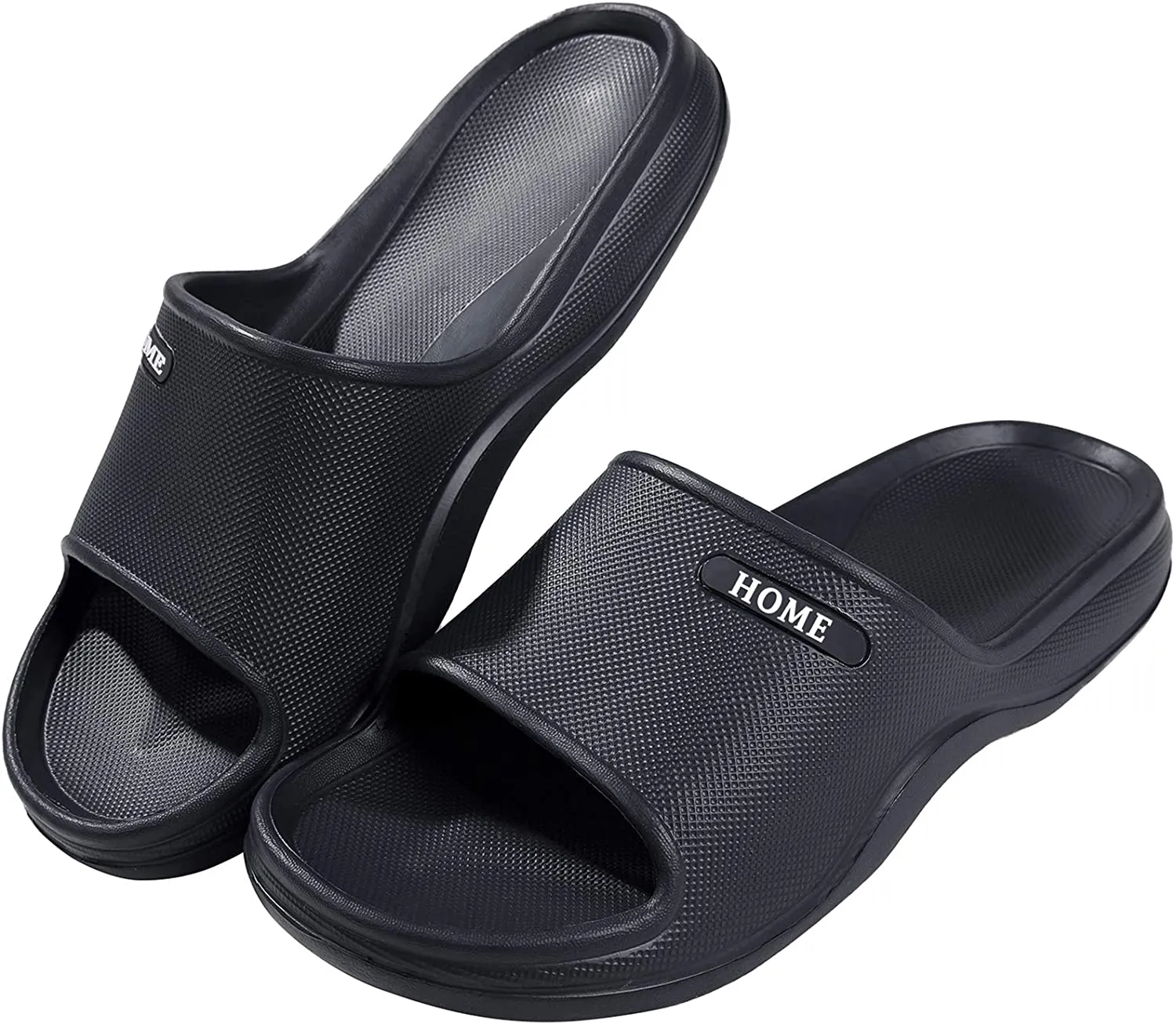Litfun Soft Sandals Slides for Women Men Lightweight Beach Pool Shower Shoes Bathroom Slippers