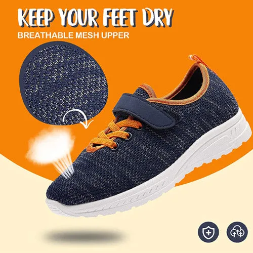 Little Kid Running/Walking Tennis Shoes orange Black- KOMFORME