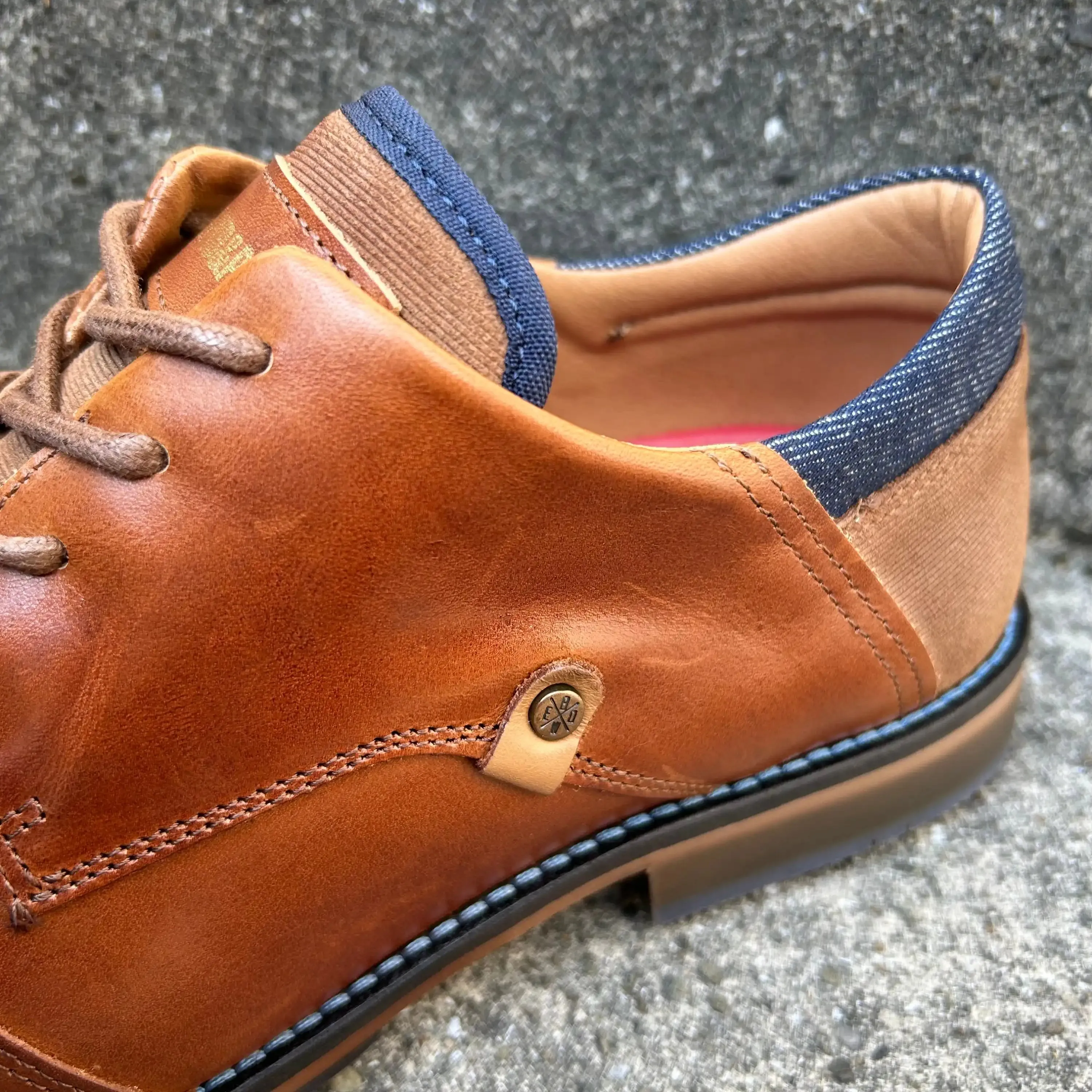 Lloyd & Pryce Mens Bazan Umber Tan Leather Shoes