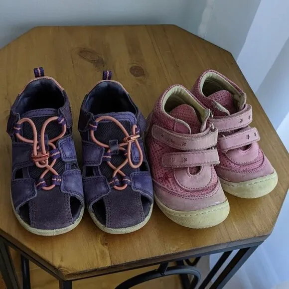 Lot ecco biom size 22 toddler 6 us Totidem leather boots size 23 @s4