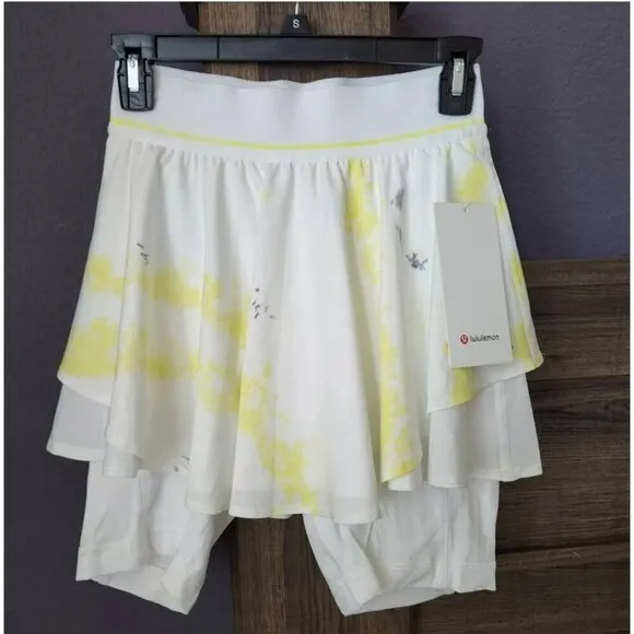 Lululemon Pickleball‎ Tennis Skort 2 Court Rival HR Skirt Extended Liner NWT