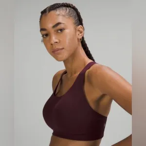 Lululemon Run Times Bra *High Support, 32B CupRed Merlot