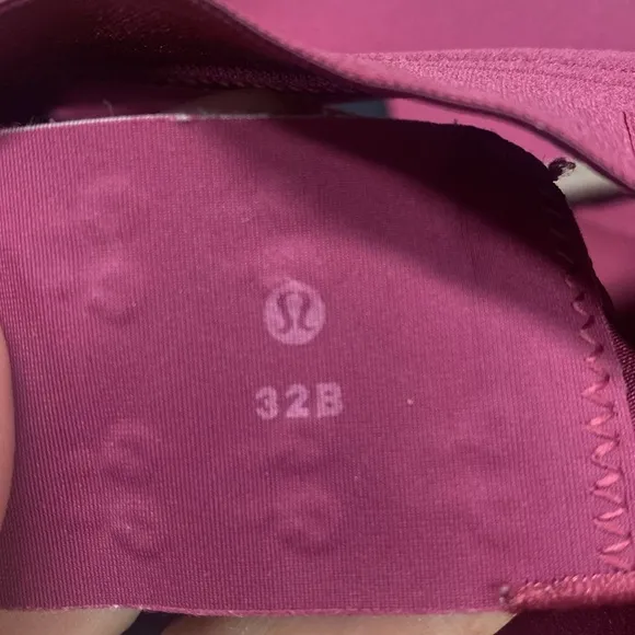 Lululemon Run Times Bra *High Support, 32B CupRed Merlot