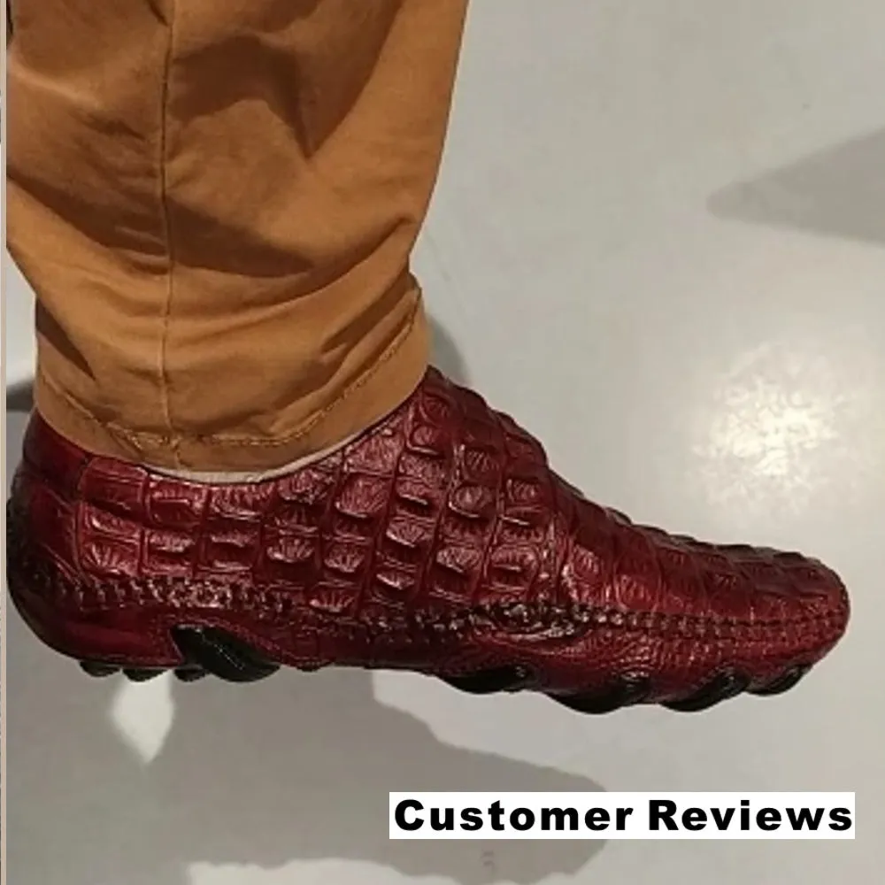 Luxury Genuine Leather Men's Driving Shoes