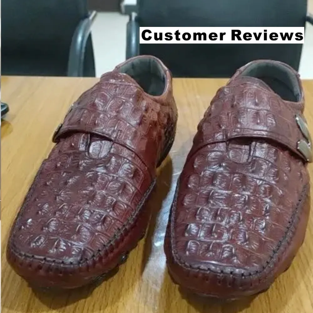 Luxury Genuine Leather Men's Driving Shoes