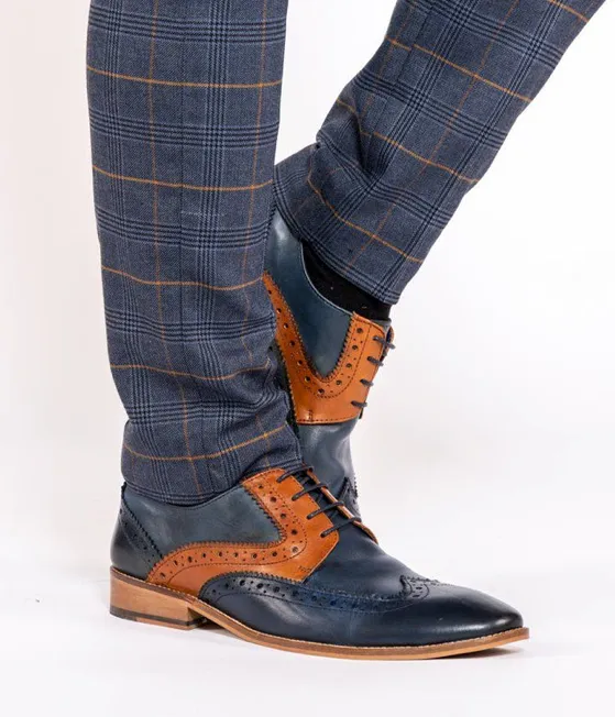 Marc Darcy Riley Shoe Navy Tan