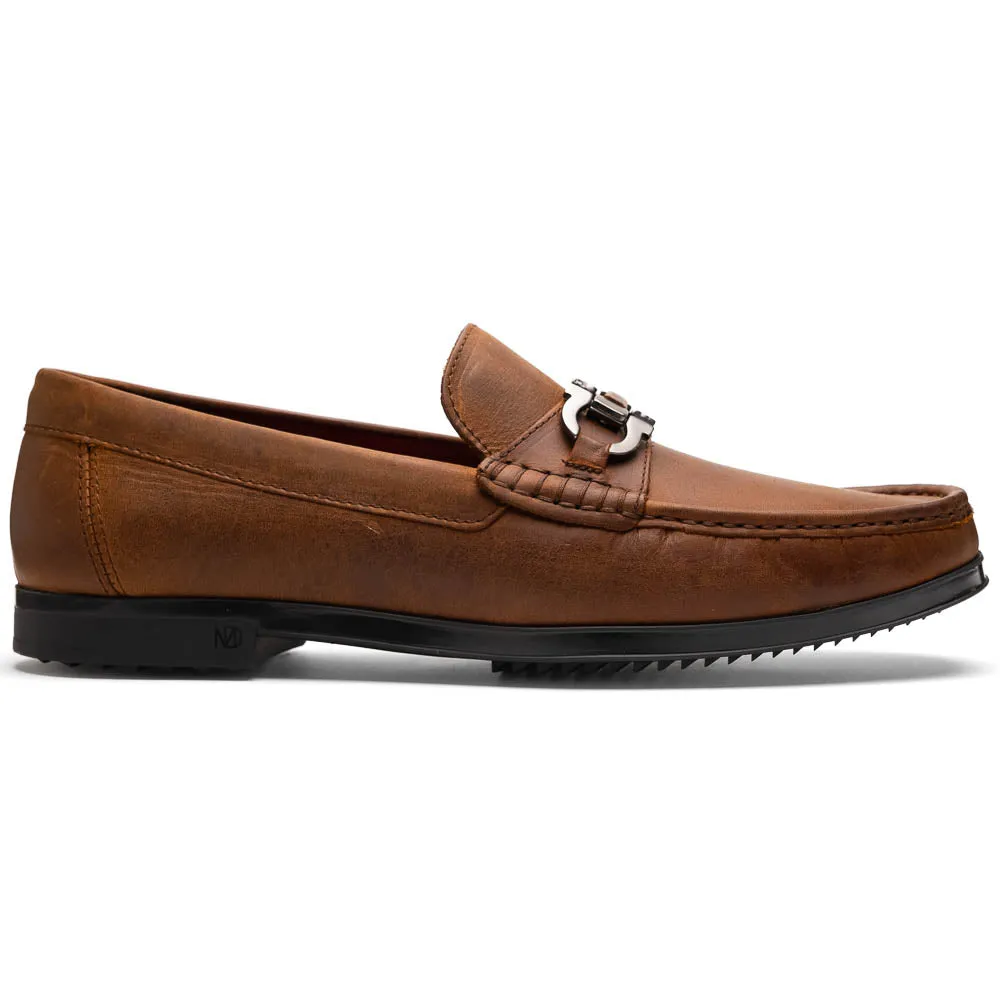 Marco Di Milano Atrani in Tan Suede Bit Loafers