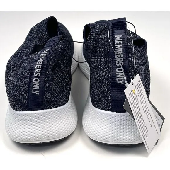 MEMBERS ONLY Mens US 10M Navy Breathable Slip-On Athletic SHOES Sneakers NWT NEW