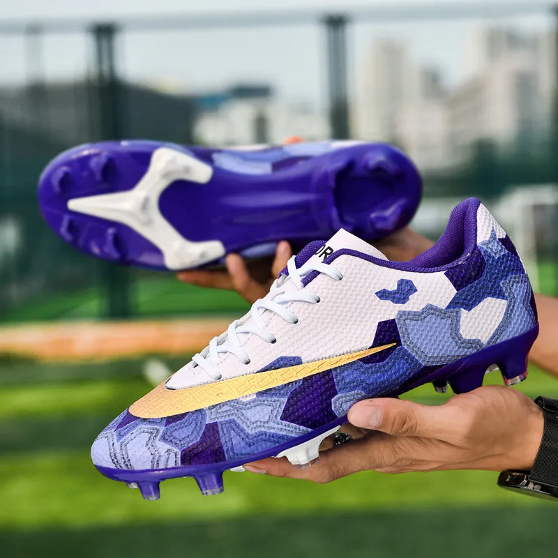 Men Cleats Soccer Shoes Turf Sports Football Boots