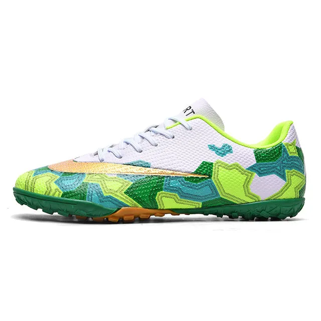 Men Cleats Soccer Shoes Turf Sports Football Boots