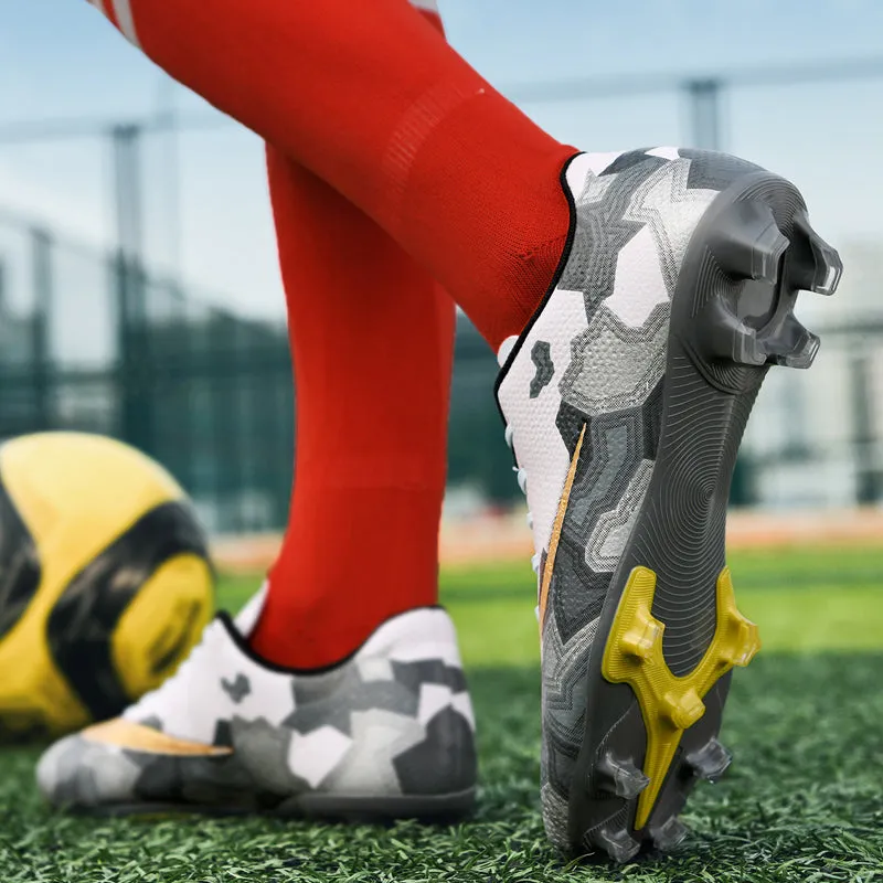 Men Cleats Soccer Shoes Turf Sports Football Boots
