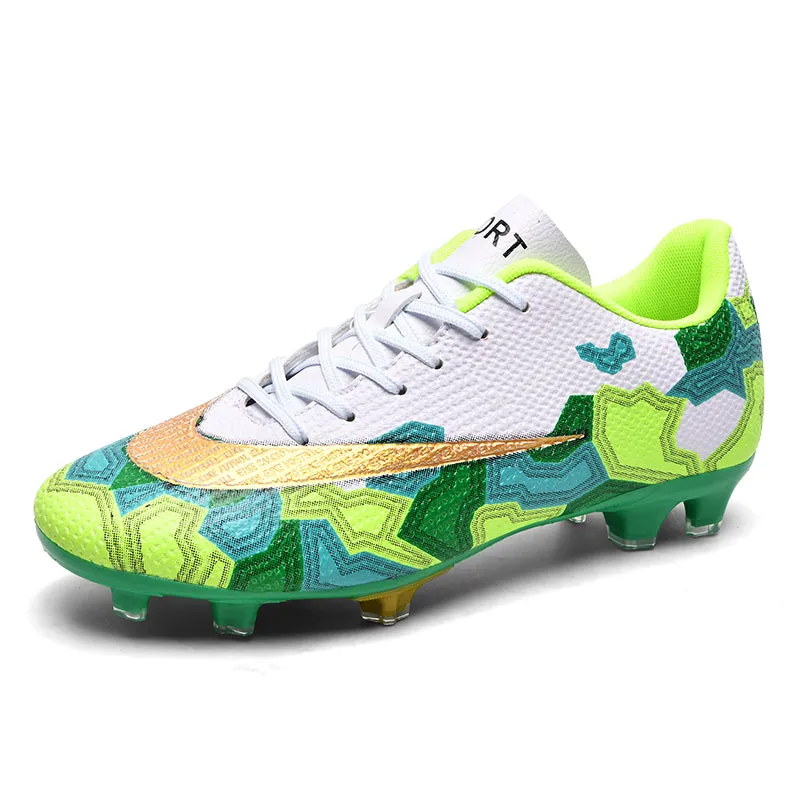 Men Cleats Soccer Shoes Turf Sports Football Boots