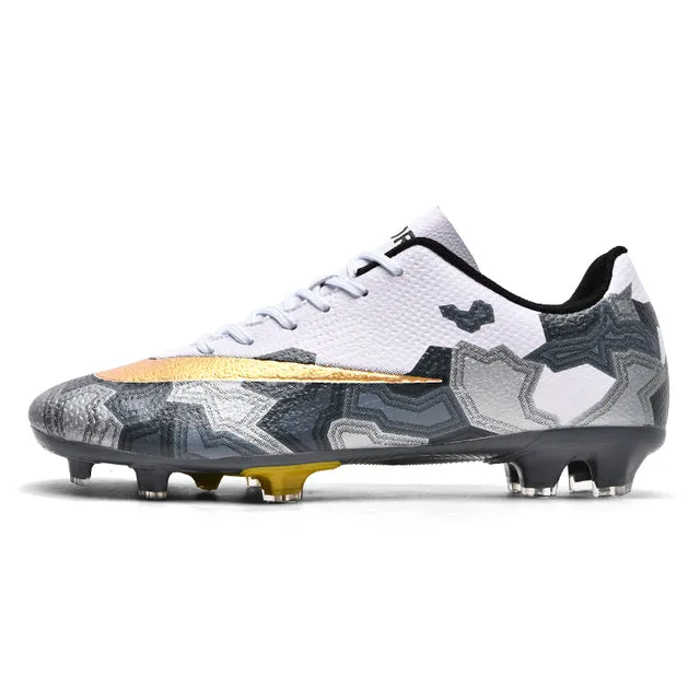 Men Cleats Soccer Shoes Turf Sports Football Boots